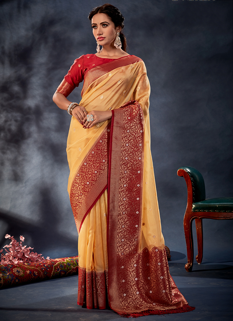 Organza Sarees - Buy Latest Organza Saree Online | Me99