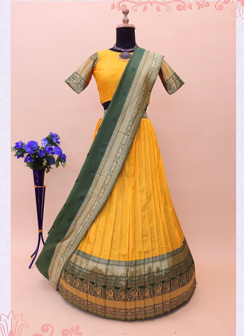 Narayanpet big border handwoven cotton dress – shakthistyles