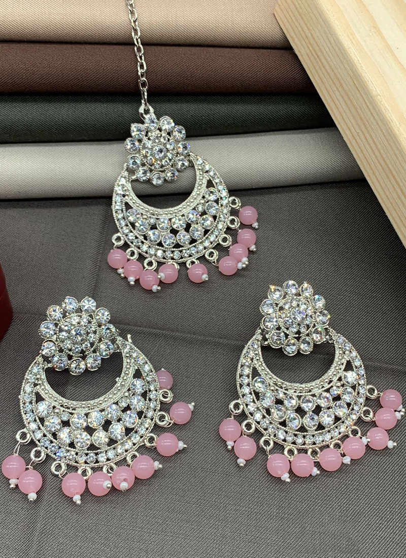 Kundan chandbali earrings (1-2739)(R) – JEWELSTYLE