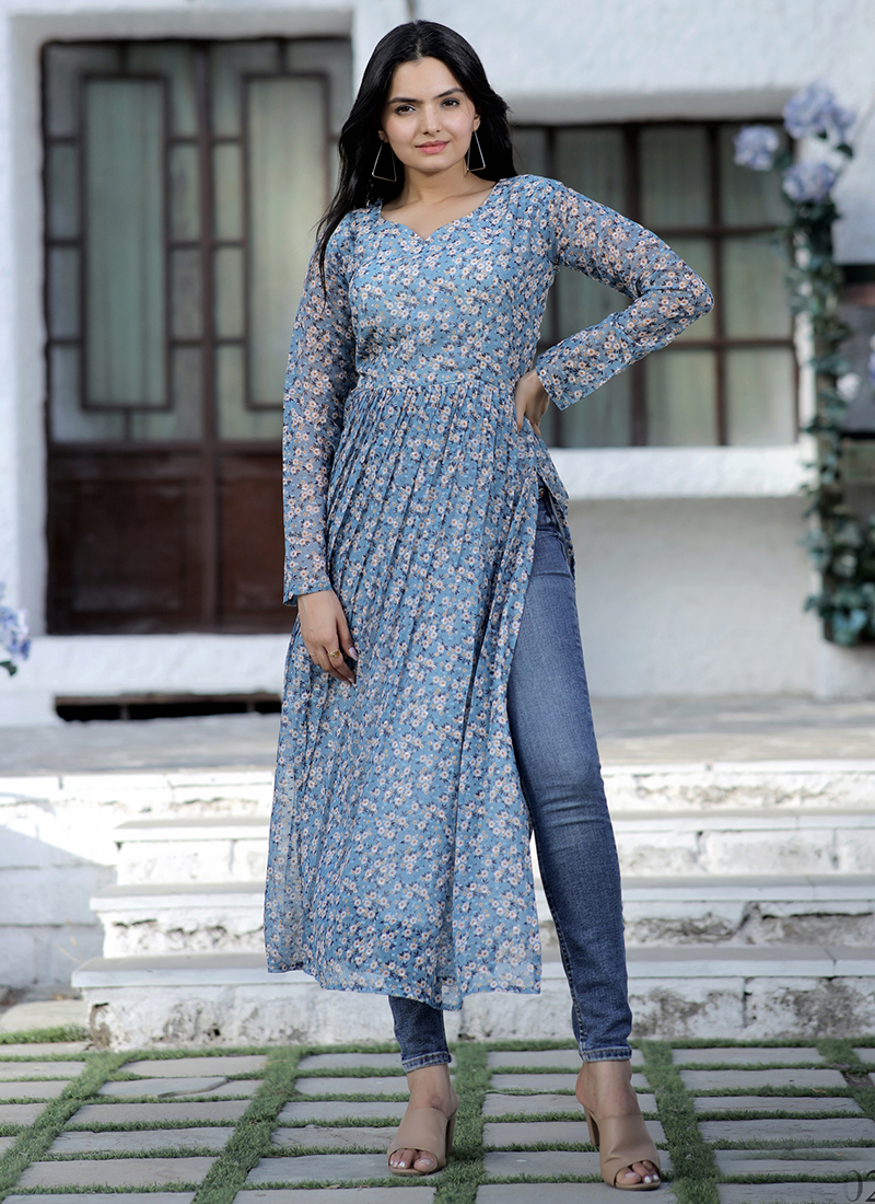 Discover more than 83 party wear kurtis online usa