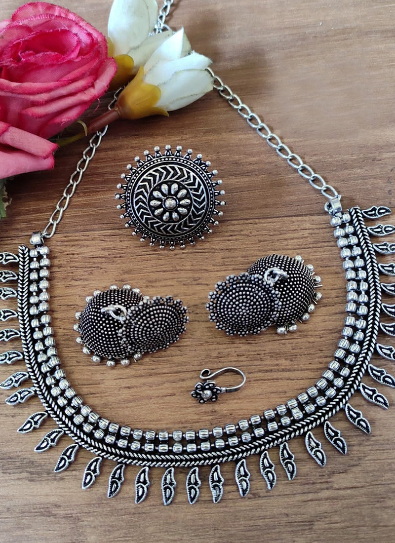 OXODISED JEWELLERY - Oxidized Jewellery Necklace Set Manufacturer from Surat