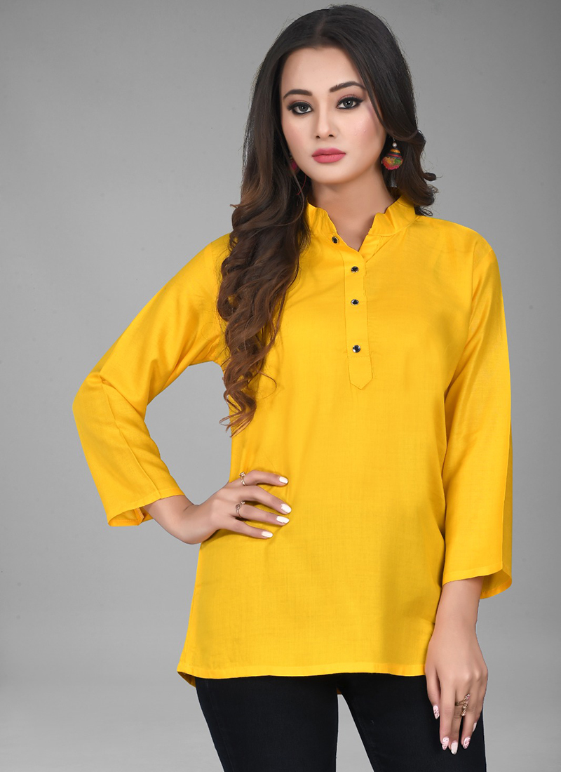 Buy Irresistible WS558 Lemon Grass A-line Kurta Online | Kessa | A line  kurta, Plain kurti designs, A line kurti