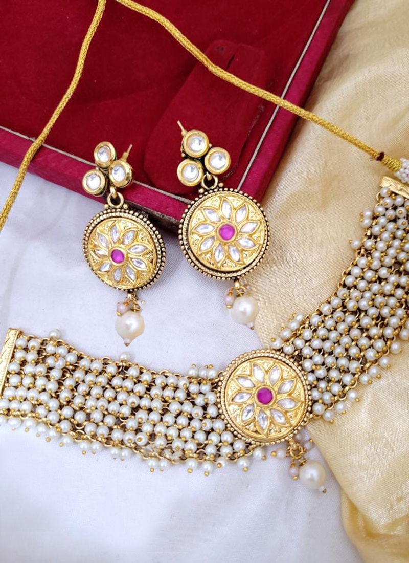 Fancy necklace set hot sale online shopping