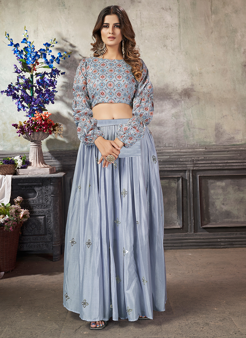 Women Party Wear Straight Kurti Skirt & Dupatta Set Indian Wedding Gift  Dresses | eBay