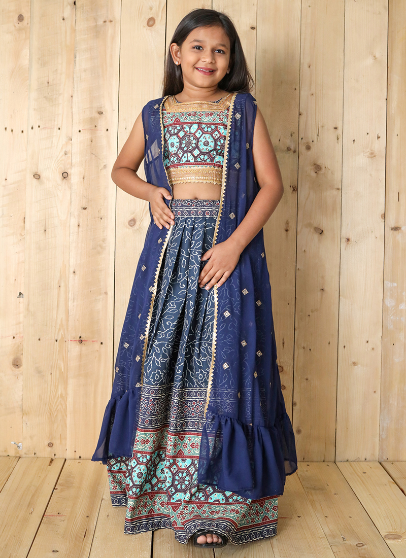 As Shown Festive Wear Pure Net Bridal Wear Kids Lehenga Choli at Rs  2499/piece in Surat