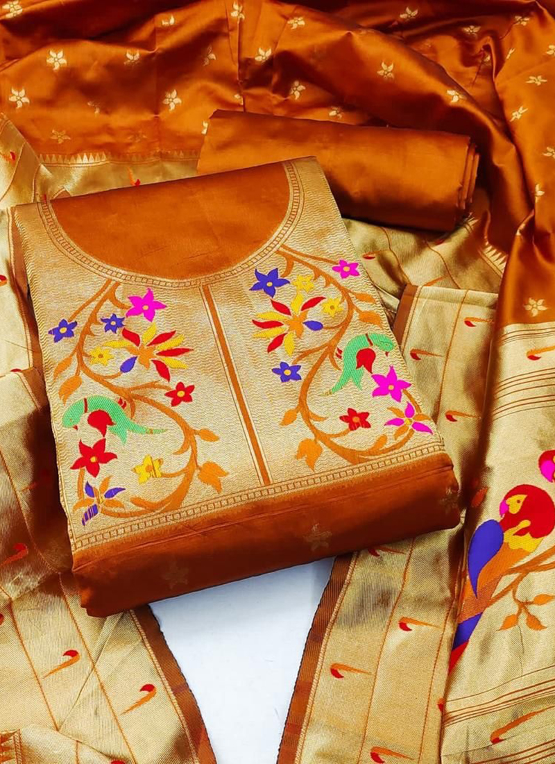 paithani #saree #dress Paithani lahenga | Half saree designs, Indian saree  blouses designs, Indian designer outfits