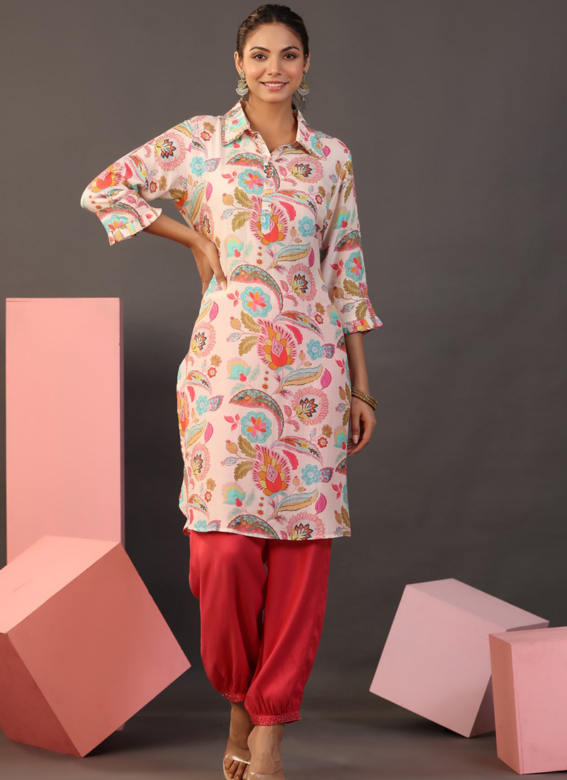 Buy Floral Printed Kurti and Sharara Set by ASTHA NARANG at Ogaan Online  Shopping Site