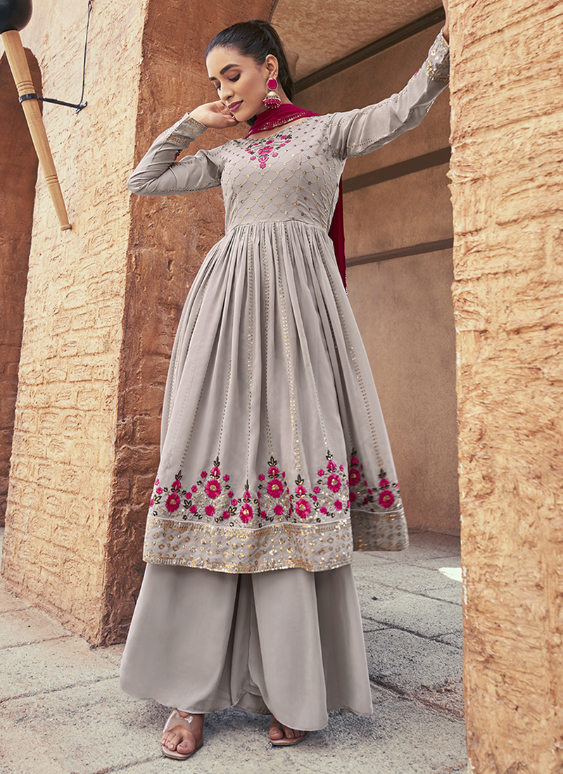 Frock with salwar suits best sale