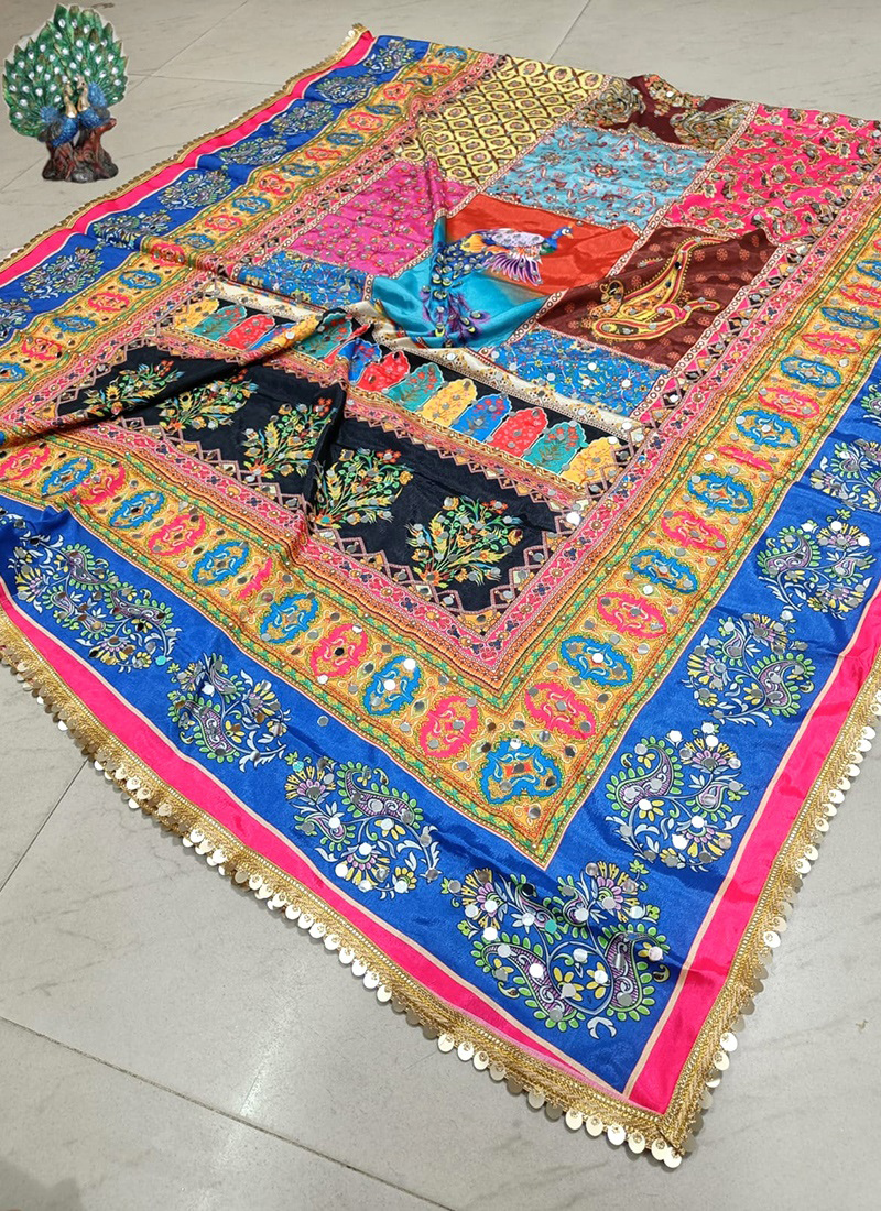 phulkari dupatta and salwar