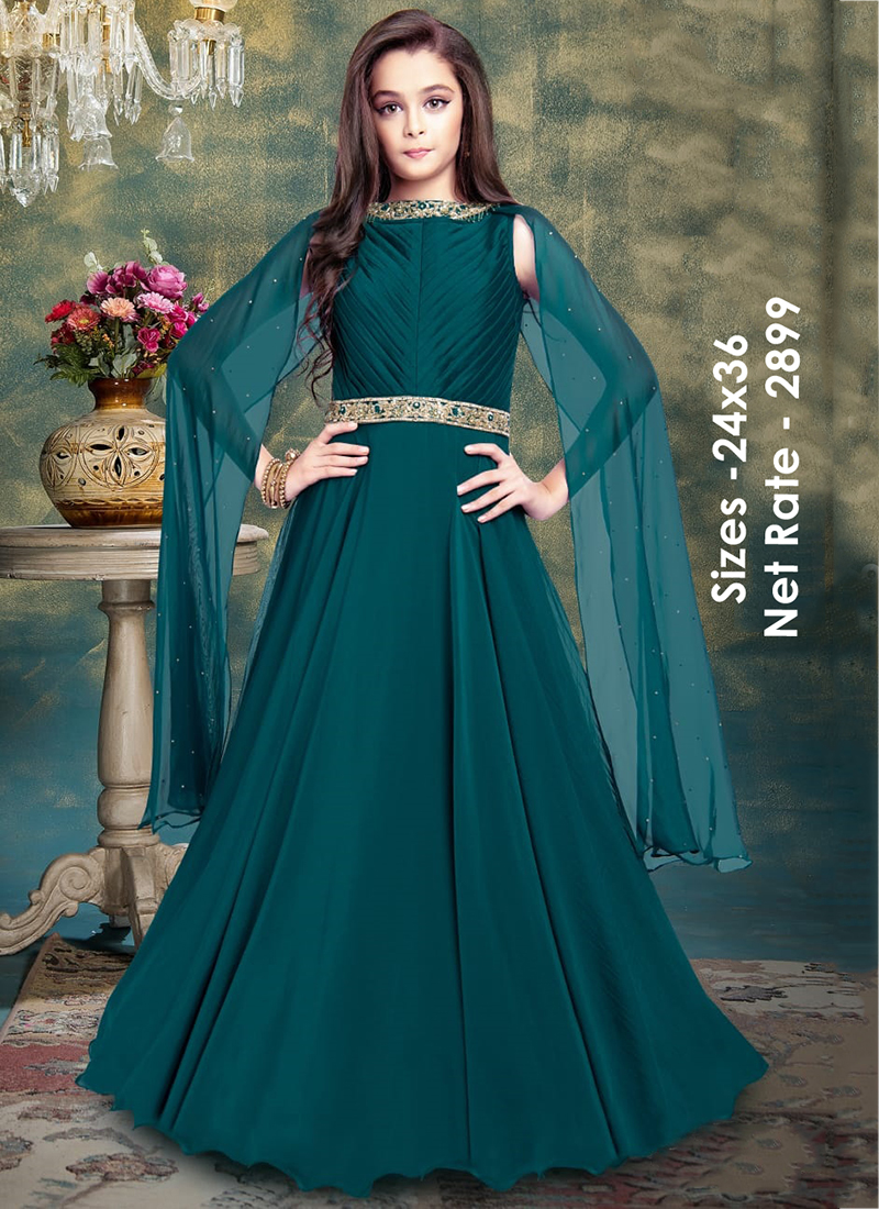 Buy Green Silk With Resham Work Anarkali Suit Online - LSTV02964 | Andaaz  Fashion
