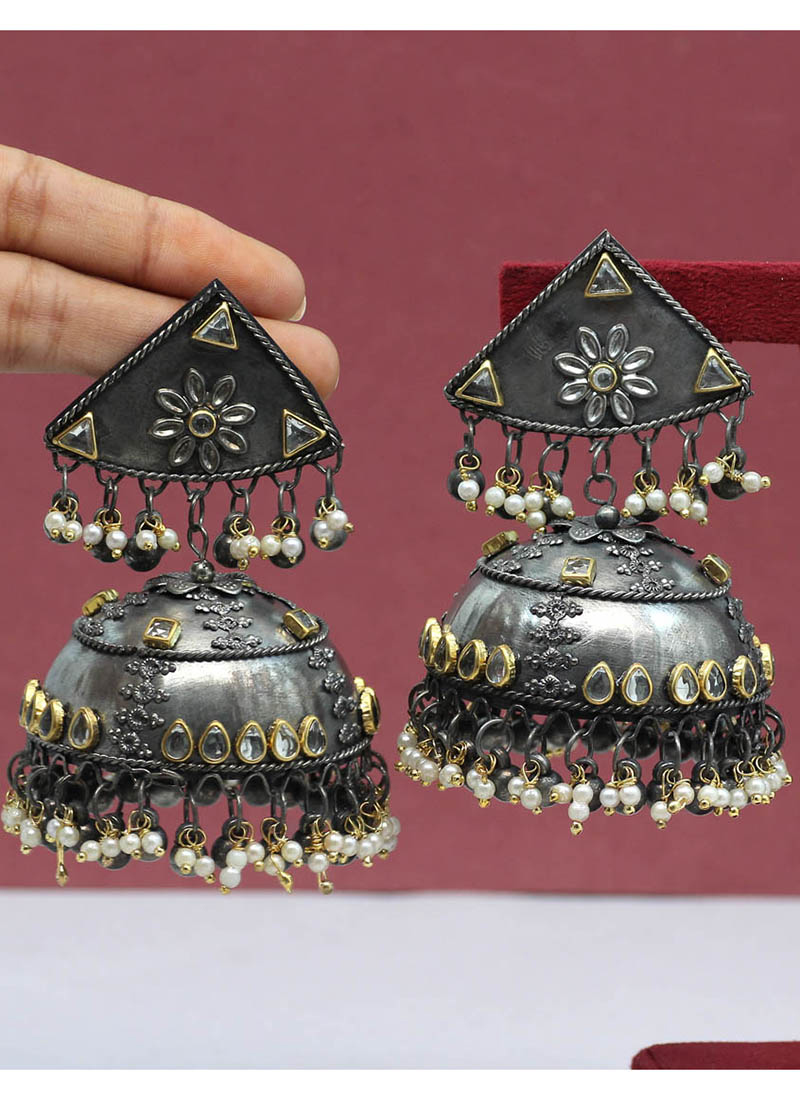 Buy Oxidised Earrings | Oxidised Jewellery Earrings – Nithilah