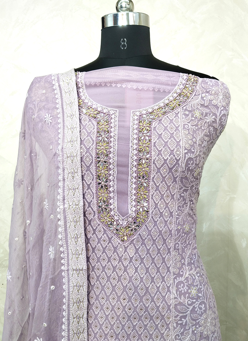 Lucknowi Chikankari Dress Materials | Pastel Shades | Rawlas Studio -  YouTube