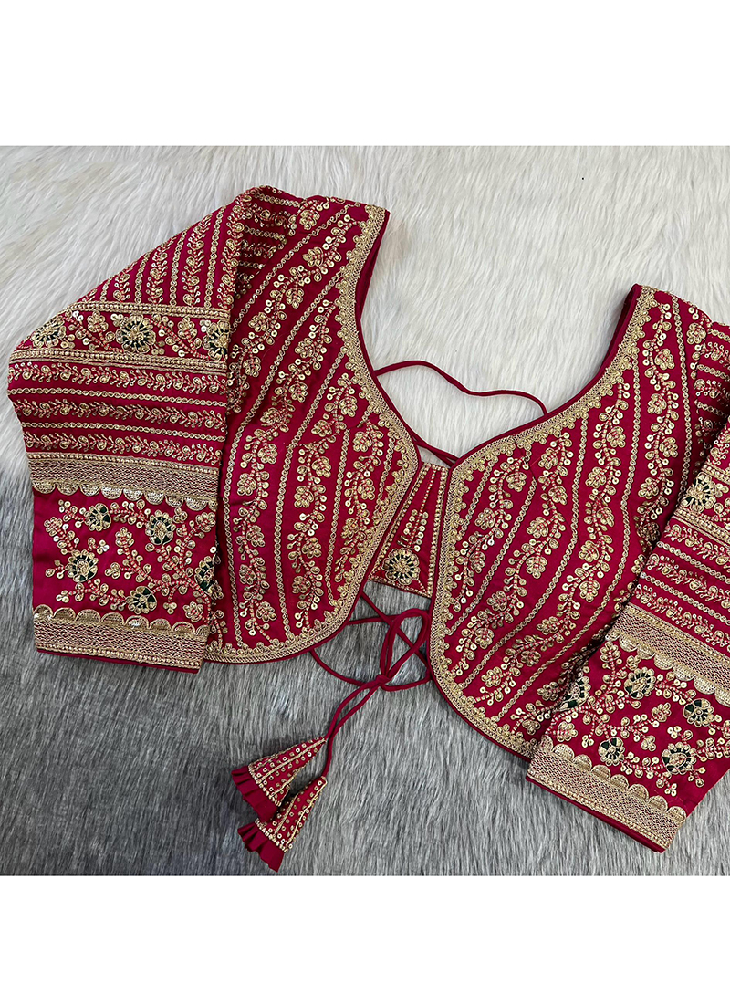 Silk Embroidered Designer Bridal Blouse at Rs 12800/piece in Pune