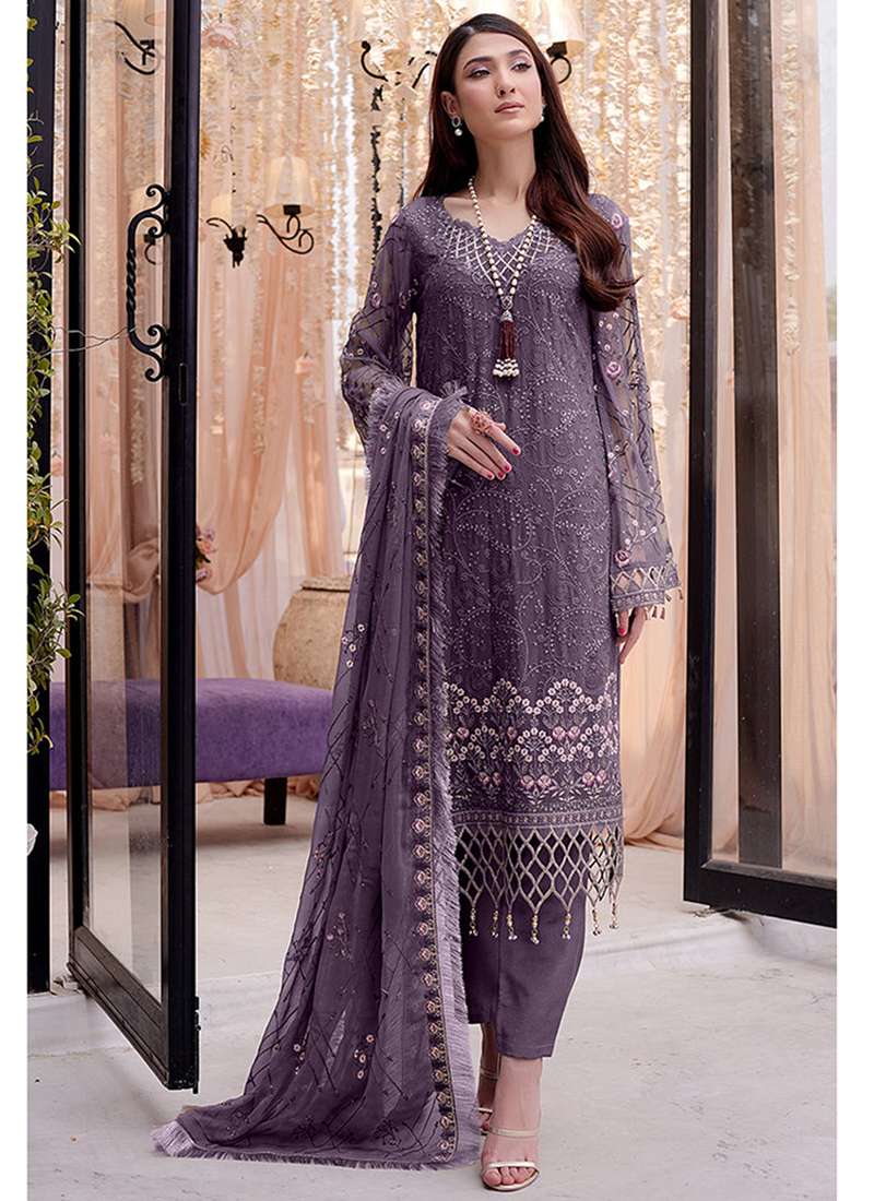 grey and purple pakistani dresses Buy Purple Pakistani Salwar Kameez Online for Women in USA