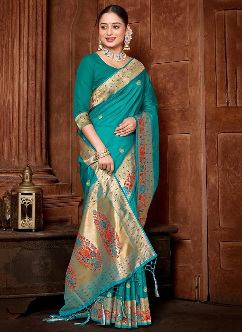 Designer Banarasi Silk Sarees Online USA | Pure Handloom Banarasi Saree –  Page 2 – Sunasa