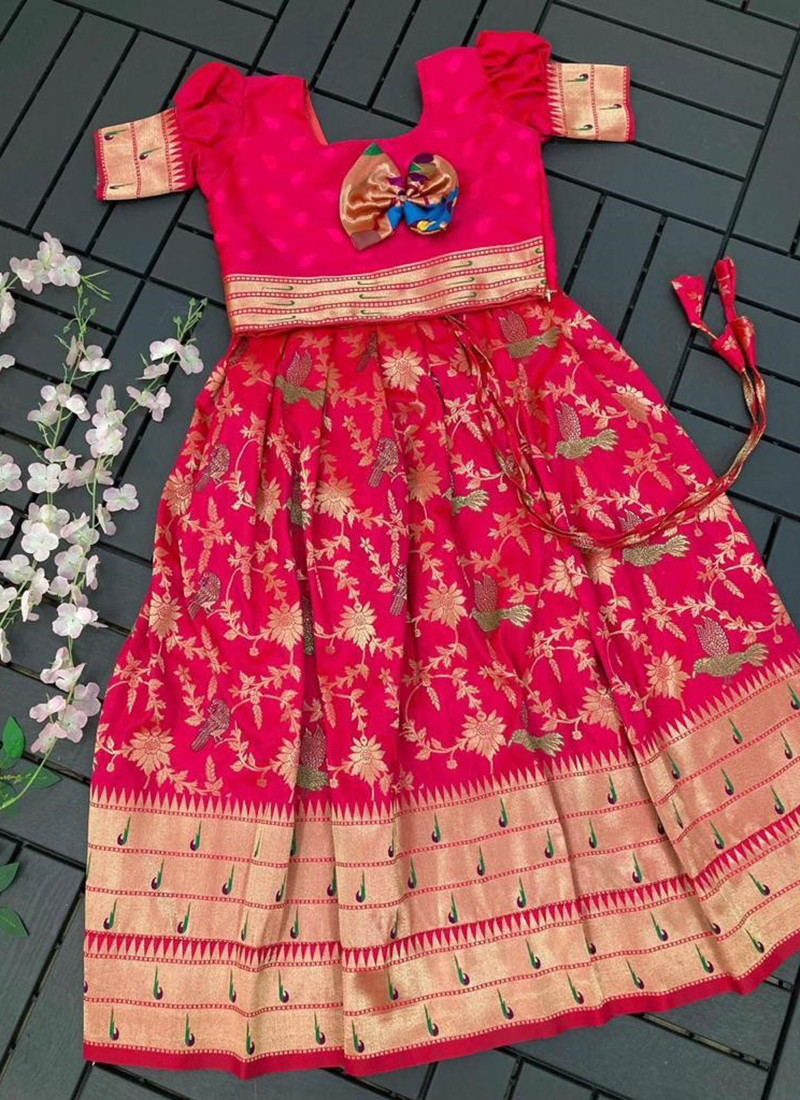 Silk Machine Purple Color Designer Paithani Lehenga Choli at Rs 2999 in  Surat