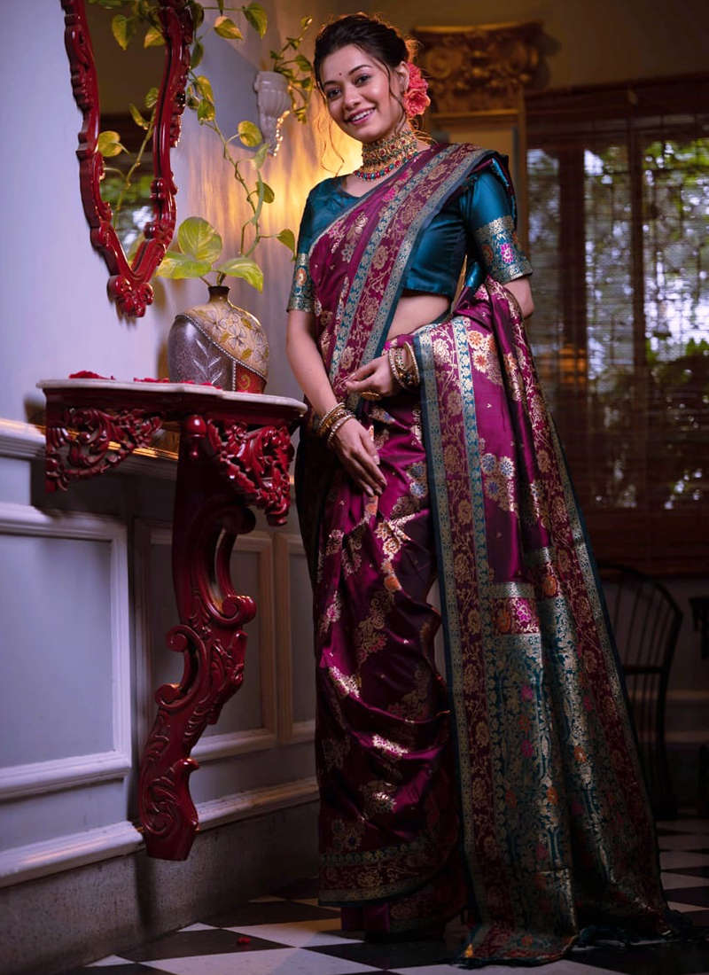 Banarasi wedding saree online best sale