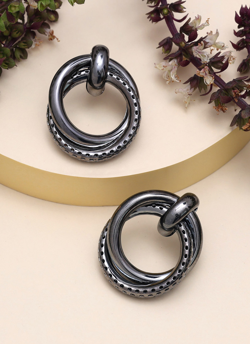 VONNOR Jewelry Hoop Earrings for Woman Multicolor Polymer Clay Korean Fashion  Earrings Wholesale Gift Female Girls