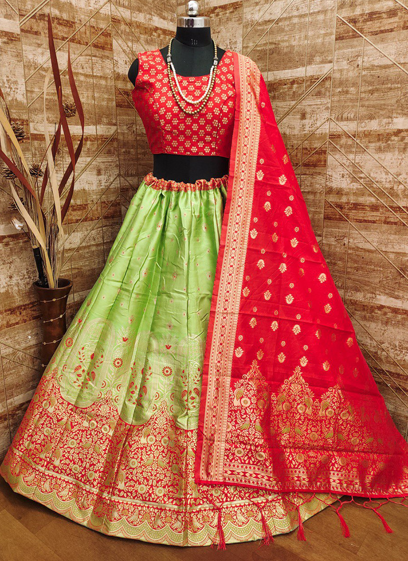 Green Pink Lehenga Choli Indian Designer Wedding Lehenga Choli Indian  Ghaghara Choli Ready to Wear Indian Traditional Bridal Dress, RR-222 - Etsy