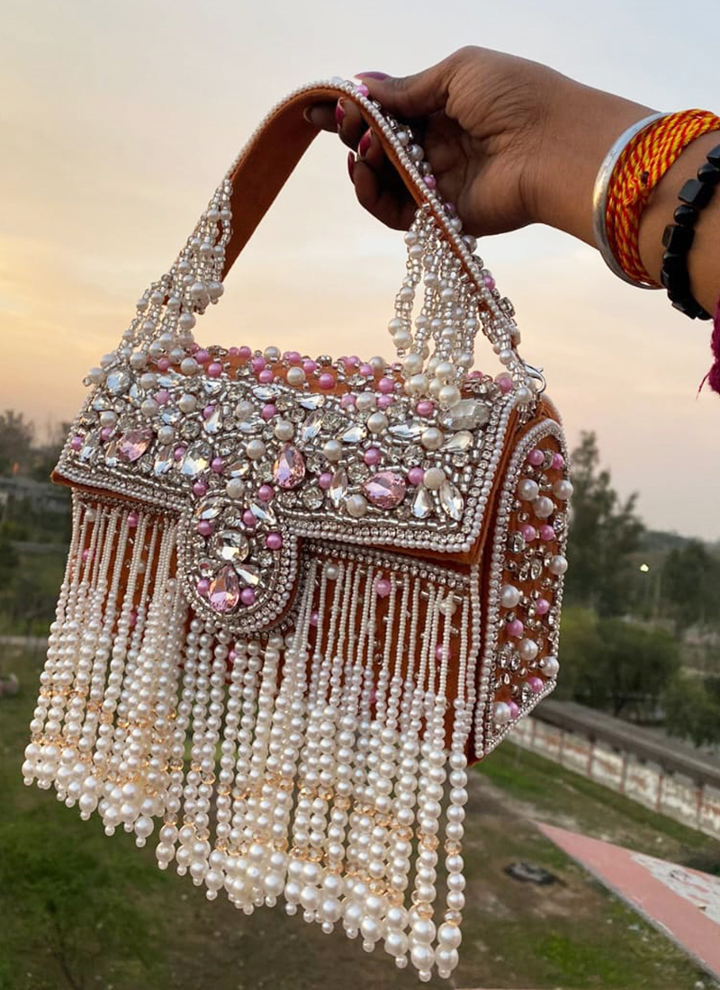 Bridal Hand Bag Dulhan Handbag Best Clutch Womens Bridal Bags