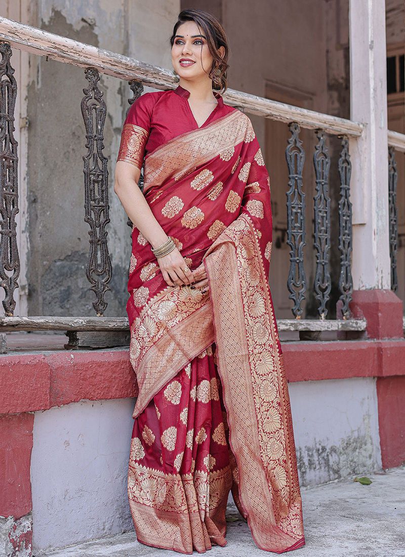 Kriti Chanderi Silk Wholesale Sarees 13 Pieces Catalog Catalog