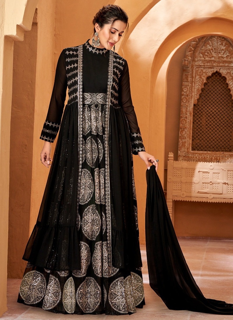 Anarkali Kurti Kurti With Long Shrug Dress Online Buy Real