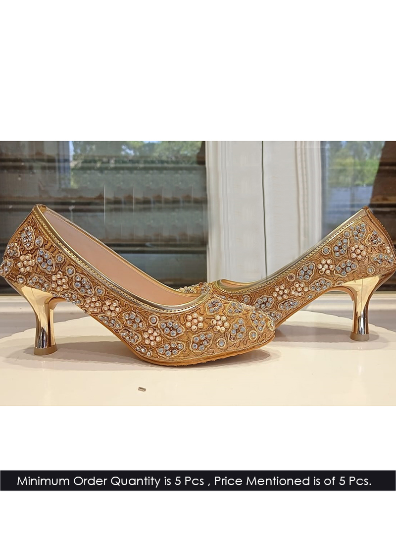 Golden Designer Pencil Heels Catalog