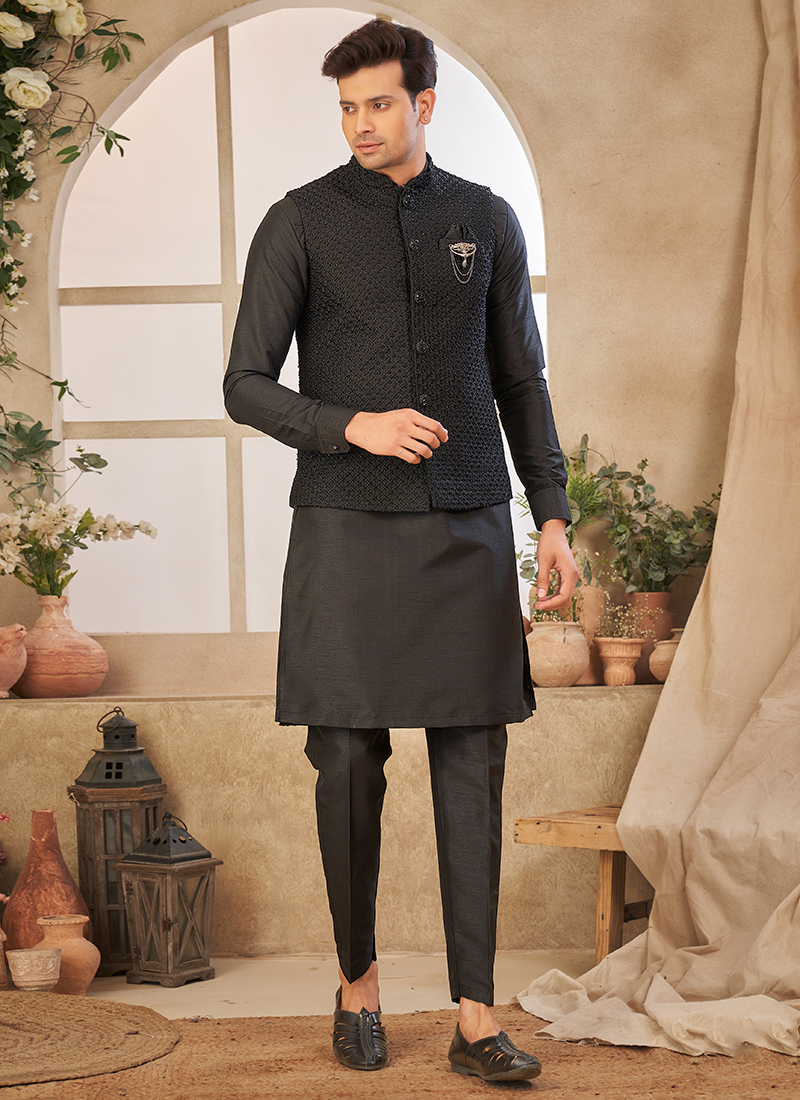 Readymade Kurta Kurta Pyjama For Marriage Buy Art Silk Yellow