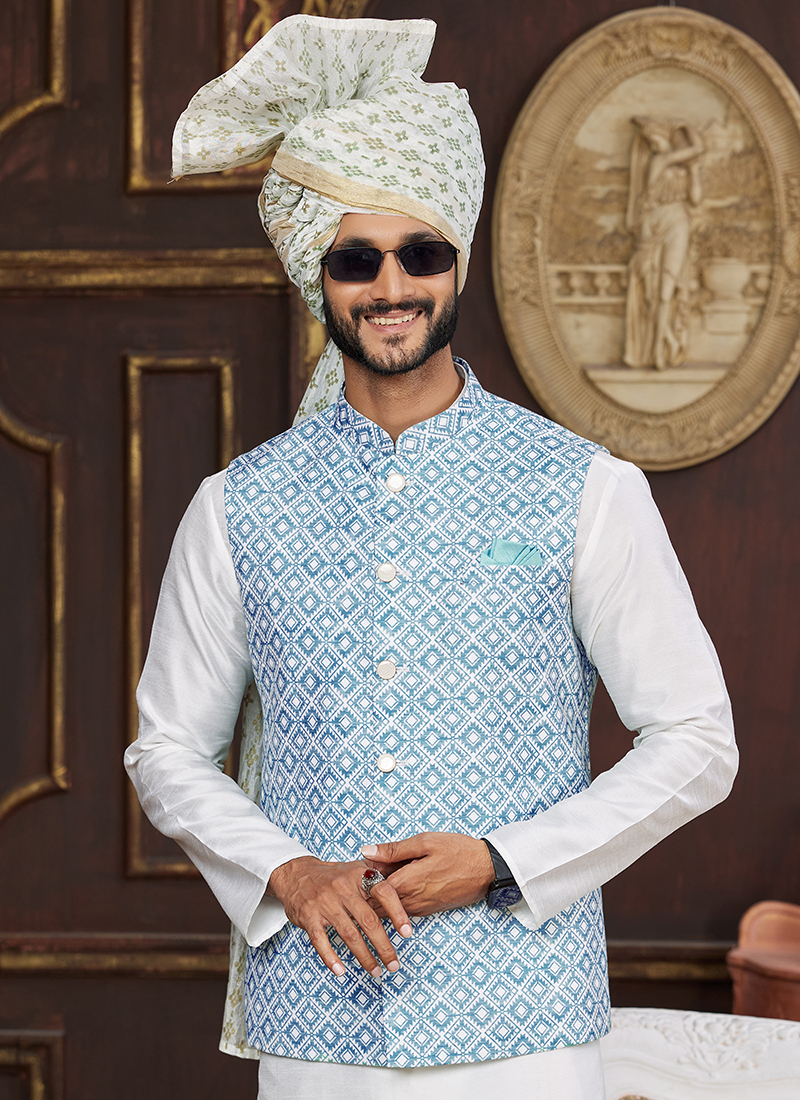 Modi Jacket West Coat For Wedding Green Velvet Jacket Modi Jacket