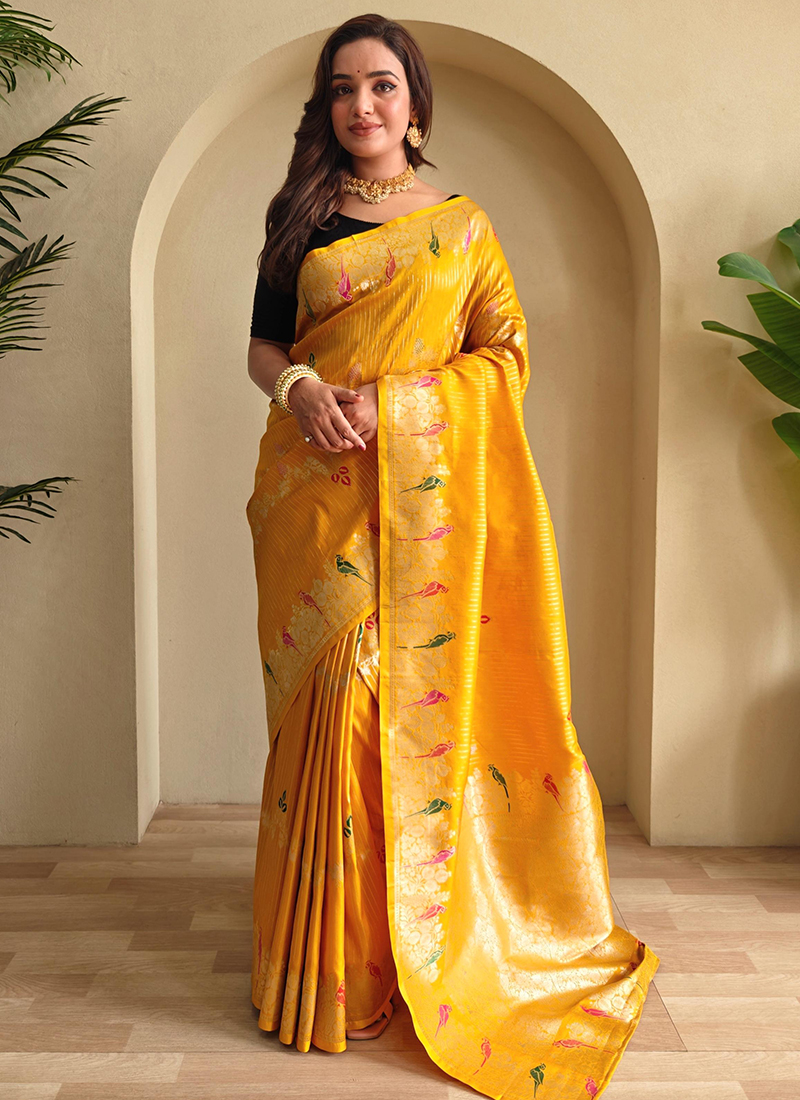 Sethnic Lifestyle Sattvika Linen Lace Work 9002 Festival Wear Saree 2025 main image 1