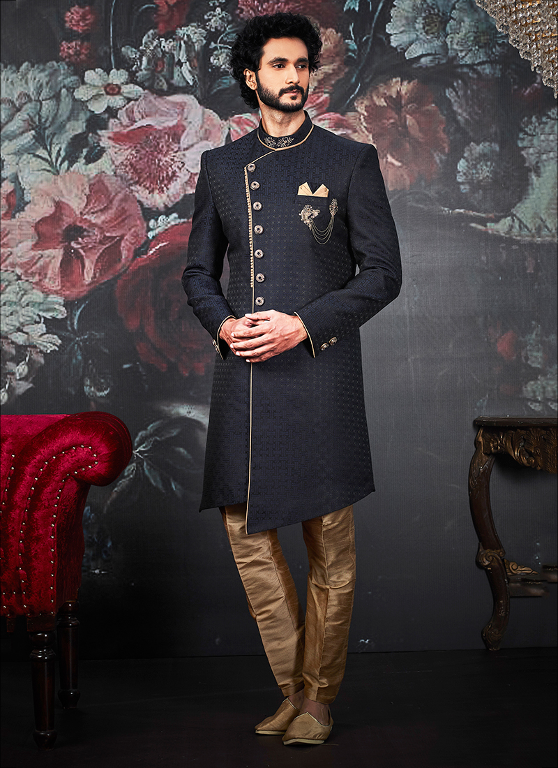 shoes on nawabi suit