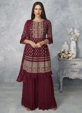 simple sharara suit