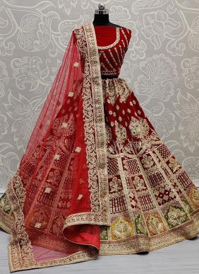 bridal lehenga pattern