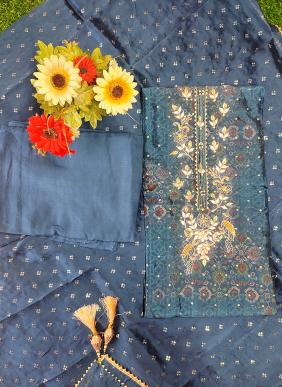 KBG3 Chanderi Silk Wholesale Salwar Suits 3 Pieces Catalog