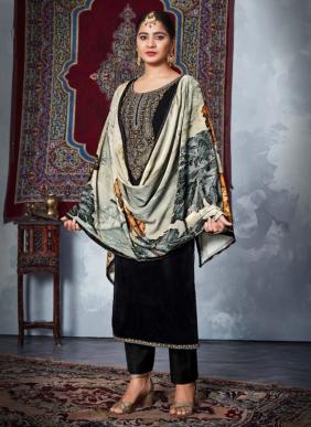 Kainaat Pure Velvet Wholesale Salwar Suits 6 Pieces Catalog