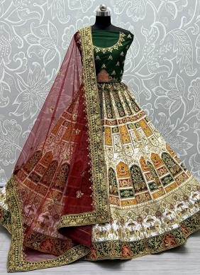 A2371 Zari Dori Embroidery Latest Designer Silk Lehenga Choli Collection