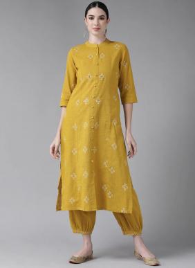 Diwali Wear Latest Designer Malamal Cotton Long Kurtis Collection