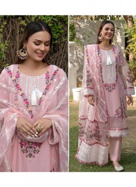 Misty Vol 4 Party Wear New Designer Georgette Embroidery Pakistani Suits Collection