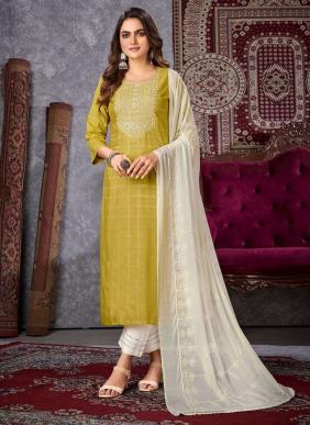 Privilage Bombay Checks Rayon Readymade Salwar Suits Collection