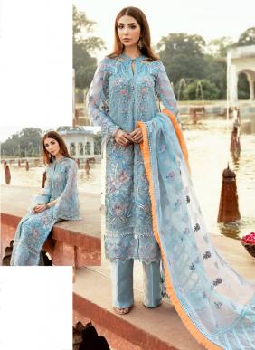 Georgette And Net Party Wear Latest Designer Pakistani Suits Collection