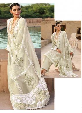 S85 Lawn Cotton Embroidery Patch Work Designer Pakistani Suits Collection