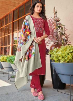Purika Vol 7 Cotton Silk Wholesale Readymade Salwar Suits 4 Pieces Catalog