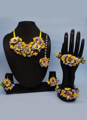 yellow set for haldi