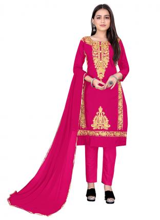 Rani PC Cotton Daily wear Embroidered Salwar Suit
