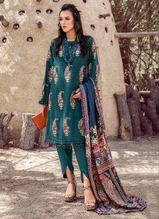 Rama Pure Cotton Festival Wear Embroidery Work Pakistani Suit