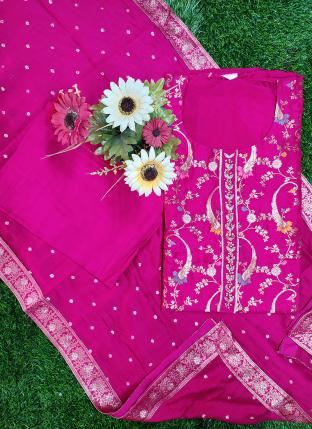 Rani Dola Silk Party Wear Hand Work Salwar Suit