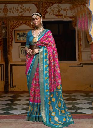 Rani Silk Traditional Wear Patola Saree