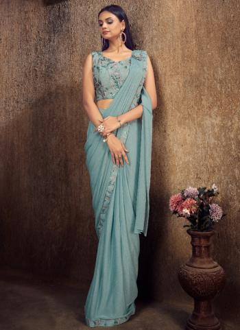 2022y/August/34365/Teal-Green-Imported-Traditional-Wear-Hand-Work-Ready-To-Wear-Saree-1015987-4.jpg