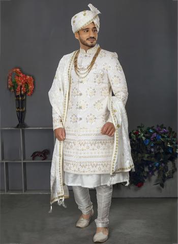 2022y/July/33324/White-Lakhnowi-Silk-Wedding-Wear-Weaving-Sherwani-142204.jpg