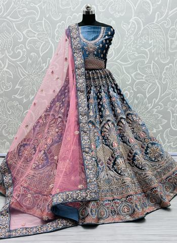 2022y/October/35539/Rani-Pink-Velvet-Bridal-Wear-Fancy-Embroidery-Work-Lehenga-Choli-A2373-C.jpg